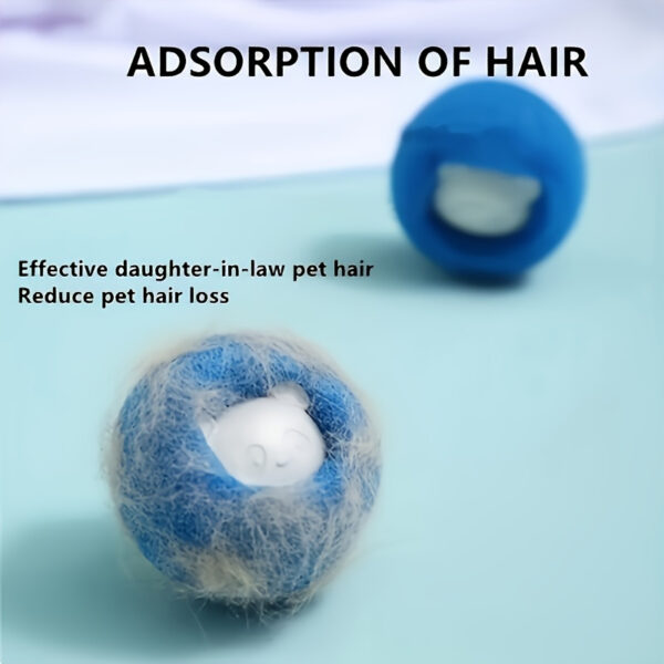 3/6pcs Pet Hair Removal Laundry Ball - No Electricity Required, Save Time and Energy, Reduce Wrinkles - Image 4