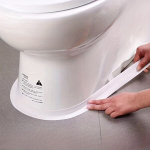 One Roll,Bathroom And Toilet Waterproof Tape Sealant,Self Adhesive Bathtub And Wall Sealant Tape Sealant,Sealant,Sealing Tape,Sealing Tape for Sink,Bathroom,Toilet,Bathtub Floor Wall Edge Protector,Adhesive Backing