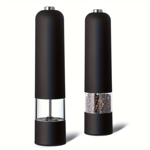 Electric Salt And Pepper Grinder Set - Automatic Spice Mill With Adjustable Coarseness - Perfect For Cooking & BBQs! - Image 14