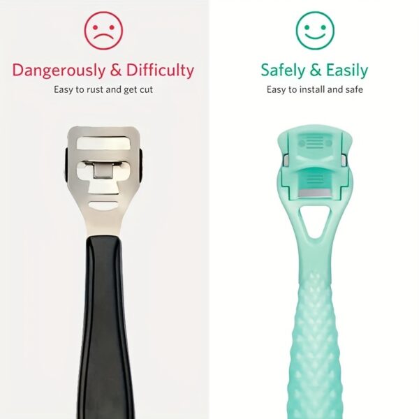 1-pack Foot Scraper, Pedicure Tool To Remove Dead Skin And Calluses, Foot Grinding Tool, Foot Skin Tool, Sole, Heel Planer, Pedicure Set, Personal Care And Beauty Gadgets - Image 8