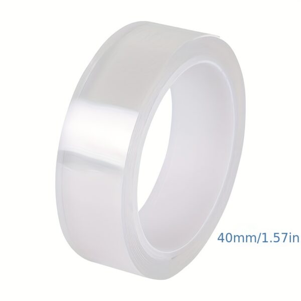 1 Roll Double-sided Adhesive, High Viscosity Transparent Nano Acrylic Adhesive Tape, Wall Car Traceless Waterproof Strong Tape, High Temperature Resistant Non-slip Stickers, Strong Adhesive Tape - Image 9