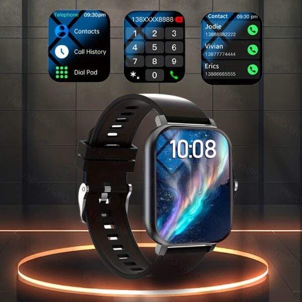New Smart Watch with Wireless Calling/receiving, Multiple Sports Modes, Camera Control, Message Notification, Borderless Ultra-thin Design, Suitable for Android And iPhone, Unisex As A Gift - Image 12