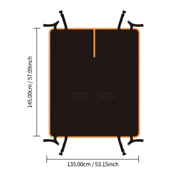 New Car Pet Mat Anti-fouling Foldable Car Pet Mat Rear Car Seat Cushion - Image 5