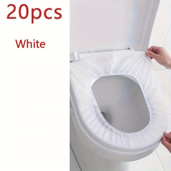 10/20PCS Disposable Toilet Seat Cover, Portable Toilet Seat Cover For Business Travel, Essential Travel Accessories For Airplanes And Camping, Bathroom Accessories, Toiletries, Teen Gifts - Image 7