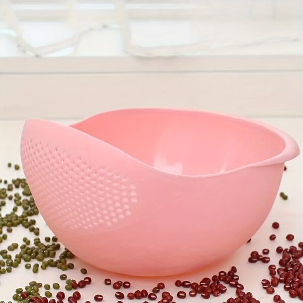 Multi-Functional Rice & Vegetable Washer - Manual Oval Sieve with Commercial Grade Quality, Perfect for Wedding Gifts - Image 13