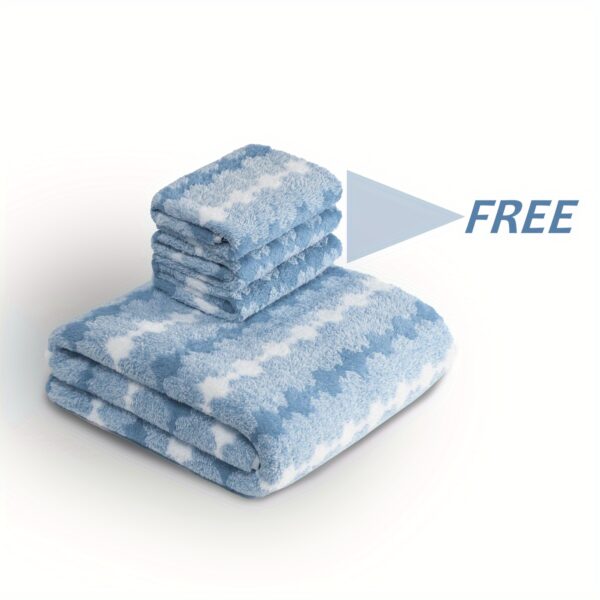 1pc Extra Large Bath Towel for Woman Ultra Soft Ultra Absorbent Quick Drying, Wash Cloths - Image 13
