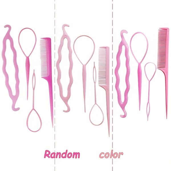 1505pcs Mini Colorful Hair Ties & Styling Tools, Perfect for Girls Hair Accessories, Ideal Choice for Gifts - Image 15