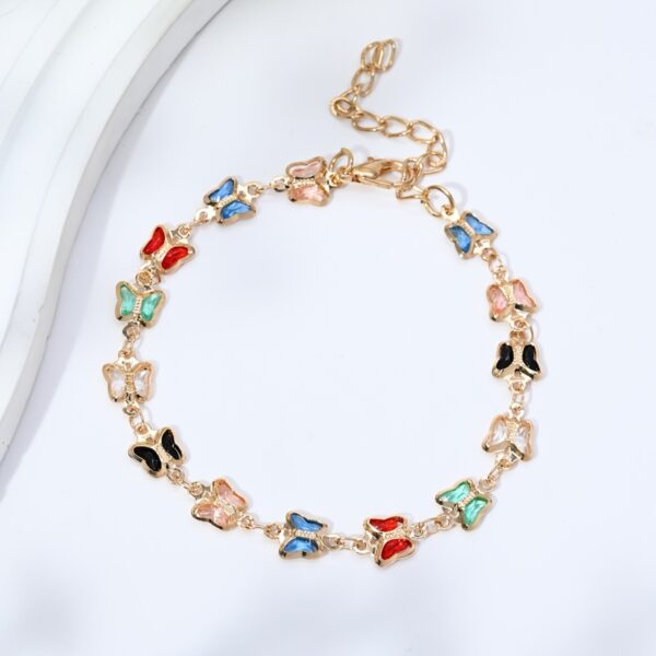 1 Piece Of Simple And Stylish Candy-colored Love Heart Bracelet For Ladies, A Gift For Girlfriend On Valentine's Day - Image 10