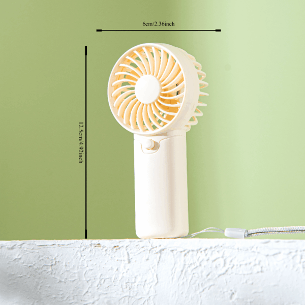 Battery Operated Mini Portable Fan, Lightweight Handheld Fan - Ideal for Office, Outdoor, Traveling and Camping - Stay Cool Anytime, Anywhere! (Requires AAA batteries, not included) - Image 14