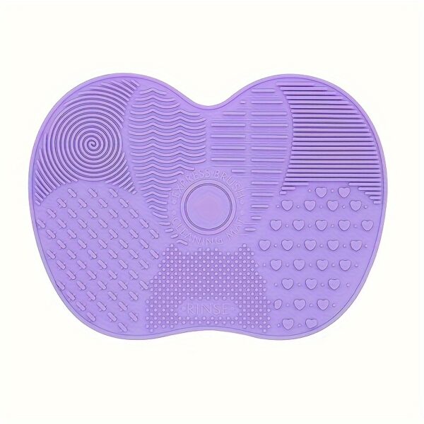 Silicone Apple Scrub Pad With Suction Cup Silicone Scrub Pad Beauty Tool Scrub Pad Makeup Brush Cleaning Pad - Image 9