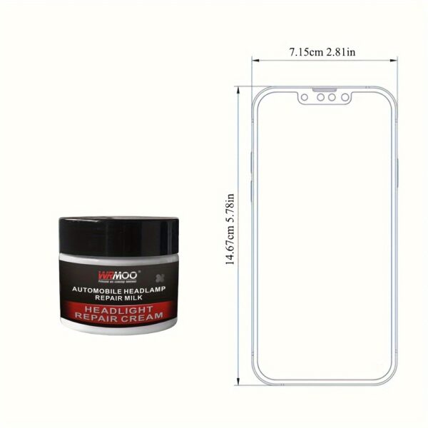 Car Headlight Restoration Kit - Crystal Plated Polish & Scratch Remover, Yellowing Prevention - Image 8