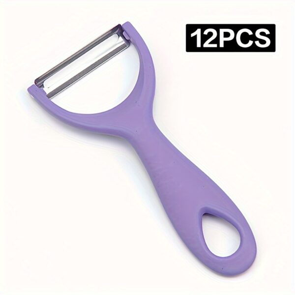 Stainless Steel Peeler, Ergonomic Handle, Easy Grip, Durable Kitchen Tool, Food-Safe Polypropylene Body, for Potatoes, Cabbage, Melons, Dishwasher Safe - Image 19