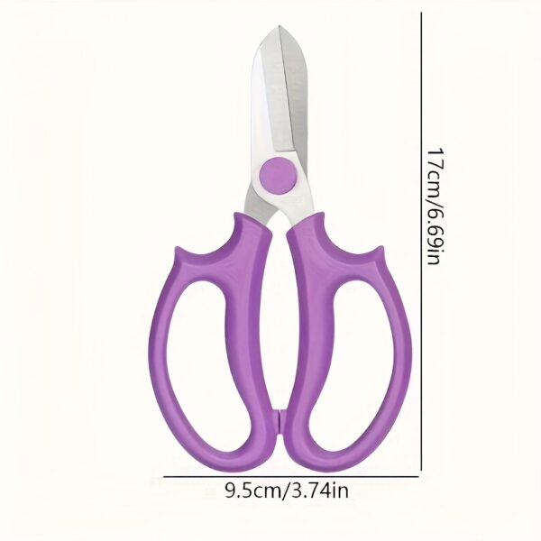 SUMYOUNG Professional Pruning Shears, Ambidextrous Comfort Grip Handles, Classic Style, Stainless Steel Blades, Manual Garden Scissors for Flower Arranging, Gardening Trimming, Plant Pruning, Fruit Picking - Image 4