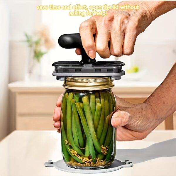 1pc Adjustable, Easy-Grip, Multifunctional Kitchen Tool - Essential Manual Can Opener for Effortless Access - Perfect for Parties & Daily Use - Made of ABS (Acrylonitrile Butadiene Styrene) - Image 2