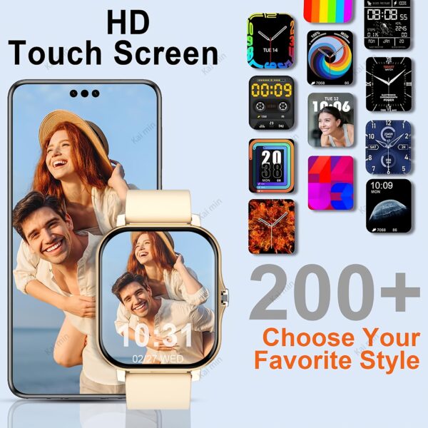 [1.83" Touch Dual Strap Smart Watch] HOT 2024 New 1.83 Inch Touch Dual Strap Men's And Women's Sports Outdoor Smart Watch, Can Make/receive Calls, Step Calorie Exercise Tracker, Call Information Reminder, Multi-function Smart Watch, Wireless Connection Fo - Image 9