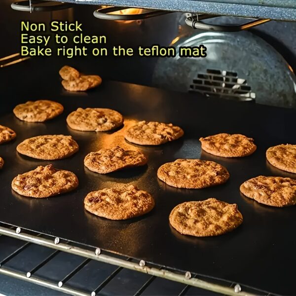 1/2pcs Non-Stick, Reusable Baking Mats - Perfect for Electric & Gas Ovens, Toasters, and Grills - Durable Kitchen Essentials for Outdoor BBQs & Cooking - Image 7