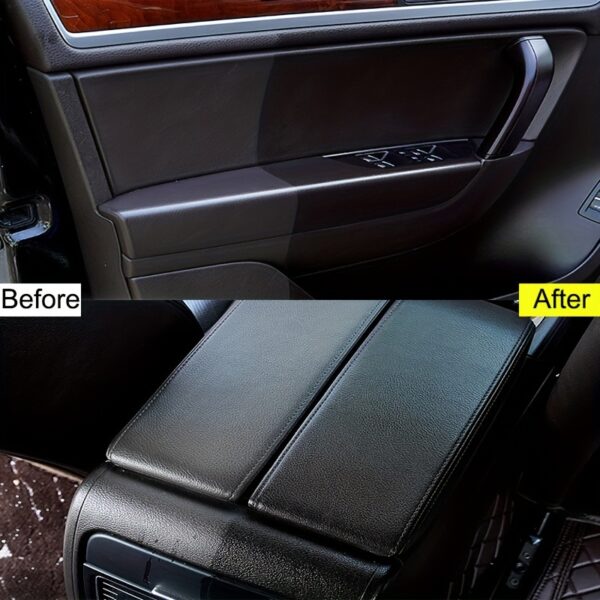 Multi-Purpose Car Restoration Wax - Plastic Parts Refurbisher, Interior Shine Enhancer, Tire Protector & Yellowing Repair for Black Vehicles - Image 3