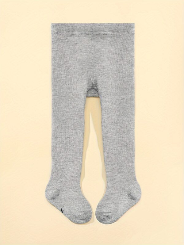 Infant's Solid Color Leggings, Versatile Pantyhose, Baby Girl's Clothing - Image 3