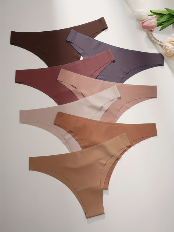 7pcs Women's Panties Multi-color Seamless Sexy Bikini Sports Briefs - Image 6