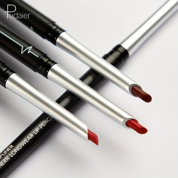 Waterproof Matte Lipliner Pencil Red Contour Tint Lipstick Long Lasting Non-stick Cup Moisturising Lips Makeup Cosmetic 12 Colors - Image 3