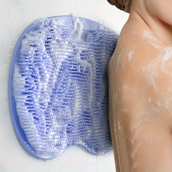 1pc Non-Slip Shower Foot Scrubber Massager with Exfoliation Cushion - Improves Circulation and Cleans Feet - Bathroom Accessories - Image 3