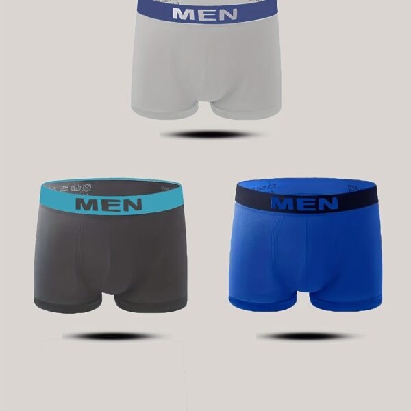 1/3/6 Pcs Men's Breathable Quick-drying Boxer Underwear High Elasticity And Skin-friendly Material Adult Underwear Men's Casual Sports Underwear Suitable For S/M/L Size - Image 13
