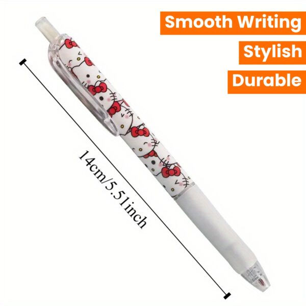 Hello Kitty Kuromi Durable Authorized Charm - Stylish Premium Ballpoint Pen with Colorful Anime Pattern for Office & School - Perfect Gift for Fans - Image 14