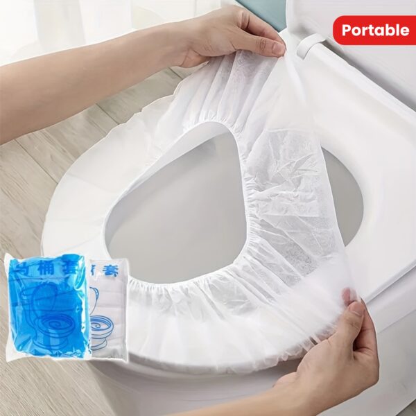 10/20PCS Disposable Toilet Seat Cover, Portable Toilet Seat Cover For Business Travel, Essential Travel Accessories For Airplanes And Camping, Bathroom Accessories, Toiletries, Teen Gifts - Image 15