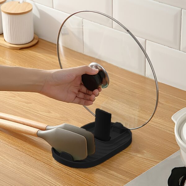 1pc Multi-Functional Kitchen Organizer - Foldable Spoon, Chopsticks & Utensil Holder for Countertop Storage - Image 6
