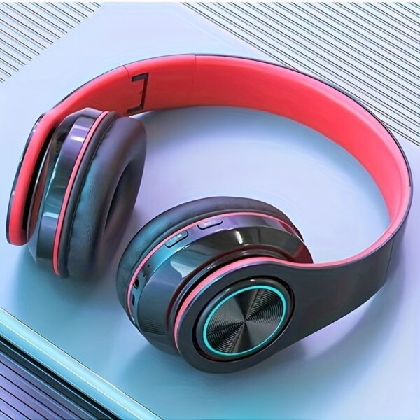 Wireless Headphones With Headband Support Card Insertion + Wired + Wireless Multifunctional Use - Image 7