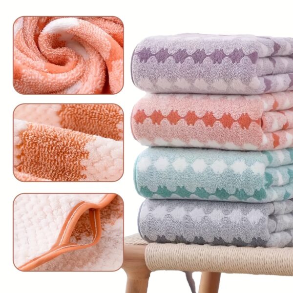 1pc Extra Large Bath Towel for Woman Ultra Soft Ultra Absorbent Quick Drying, Wash Cloths - Image 16