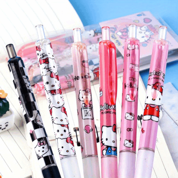 Hello Kitty Kuromi Durable Authorized Charm - Stylish Premium Ballpoint Pen with Colorful Anime Pattern for Office & School - Perfect Gift for Fans - Image 12