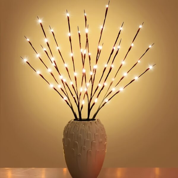 1pc 20 LED Branch Lights - Indoor Decoration Lighting - Fairy Lights With Branch Design (No Batteries, Please Bring Your Own 2 AA Batteries) For Party Eid Al-Adha Mubarak Dormitory Decor, Halloween Decor, Christmas Decor, Holiday Gifts - Image 5