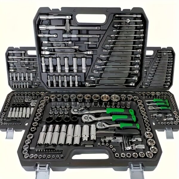 [Durable Torx Bit] Socket Wrench Set | 150pcs/46pcs | Chrome Vanadium Steel | Advanced Storage Case, No Assembly Required | Auto & Home Repair | Uncharged - Image 6