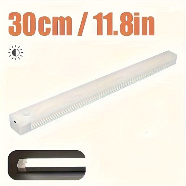 1pc Motion-Activated LED Light Bar - USB Rechargeable, Wireless, Ultra-thin with Magnetic Backing for Easy Placement in Kitchens, Hallways, Wardrobes - Ideal for Holiday Gifting - Image 7