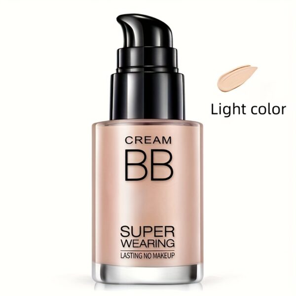 BB Cream Liquid Foundation - Super Wearing, Long-Lasting Flawless Finish, Moisturizing & Isolating, Medium Coverage, Matte Finish for All Skin Types - Ideal Holiday Gift for Women - Image 8
