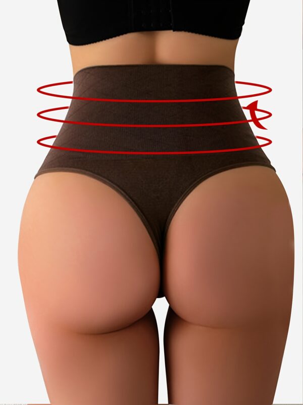 Seamless High-Waist Shaper Panties - Breathable Comfort, Firm Tummy Control - Essential Womens Shapewear for Daily Wear - Image 6