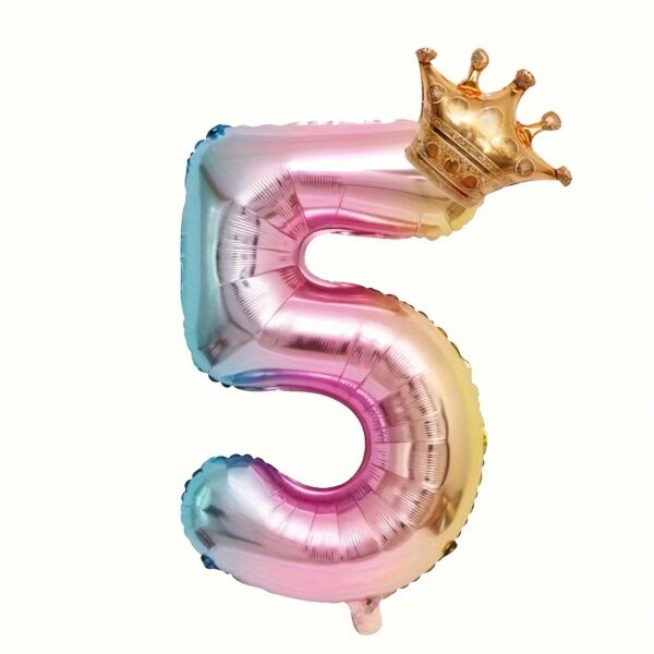 [2pcs Rose Gold Foil Balloons] 2pcs/set Rose Gold Aluminum Foil Balloons | New Year's Birthday Party, Wedding, Graduation Ceremony, Gift Party, Carnival, Anniversary Background Decoration, Digital - Image 10