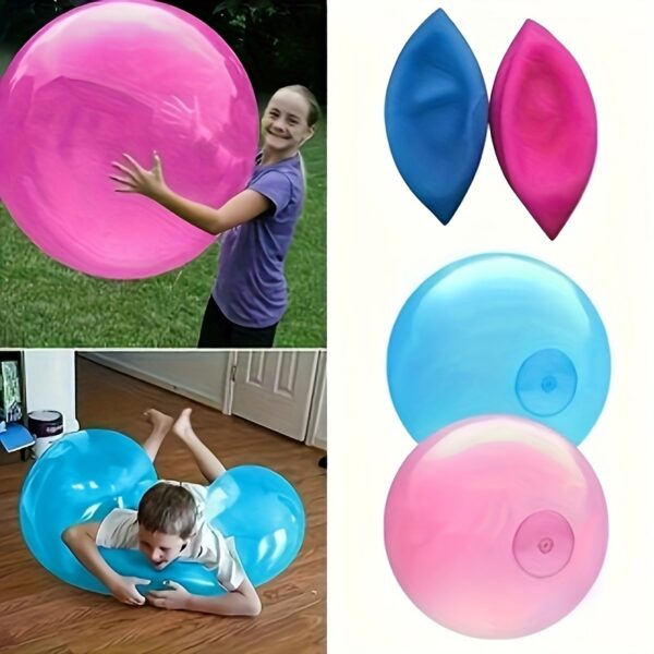 Hot Sale Inflated Ball Bubble Ball Water-filled Transparent Bubble Ball TPR Inflated Ball Pat Ball Big Light Ball (non-vacuum Packaging) easter gift - Image 2