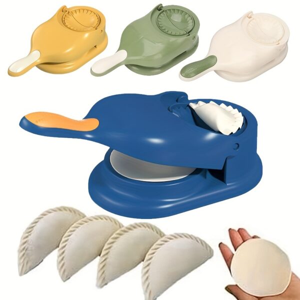 1pc, 2in1, Dumpling Skin Maker, Creative Dumpling Maker, Kitchen DIY Dumpling Maker, Manual Tortilla Maker, Dumpling Moulds For Dumpling Skin, Dough Presser, Dumpling Presser, Kitchen Stuff, Kitchen Gadgets Kitchen Accessories