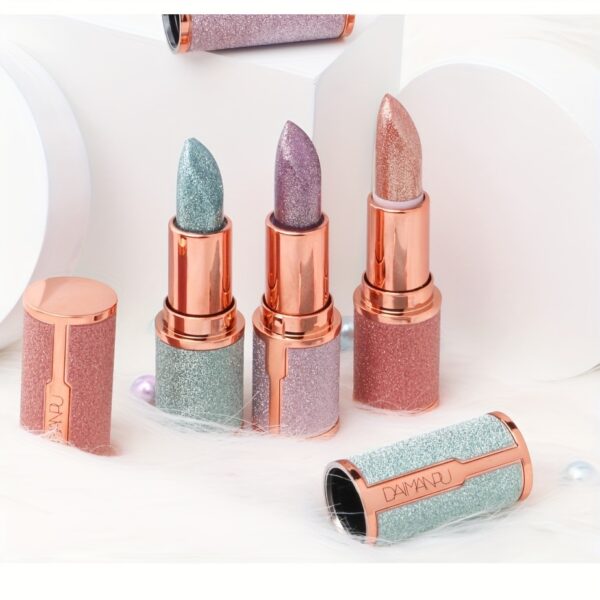 1pc Sparkly Lip Gloss, Glittering & Glossy Waterproof Lip Tint, Makes Your Lips Soft & Shiny, Makeup & Cosmetics For Music Festival - Image 10