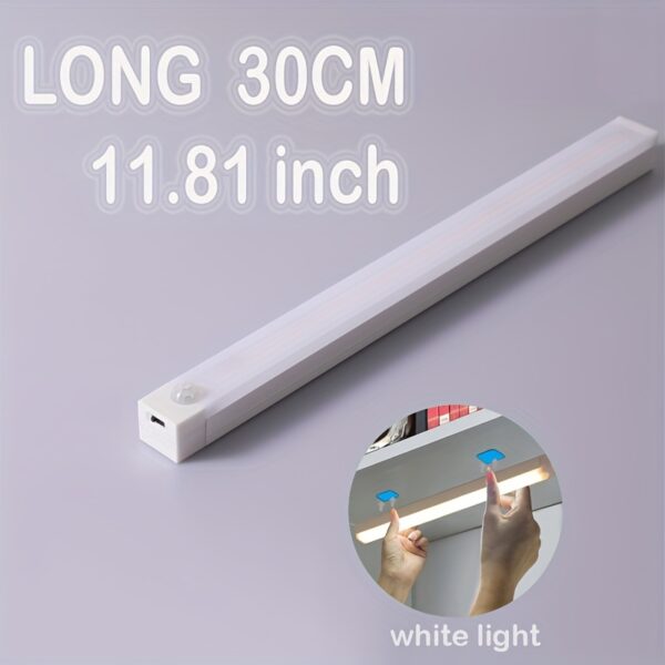 Smart Motion-Activated LED Light Strip - Wireless, Magnetic Mount, USB Rechargeable for Wardrobe, Kitchen, Desk & More - Image 13