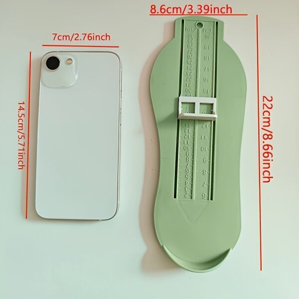 1pc Baby Foot Length Measuring Ruler, Children's Shoe Buying Foot Measuring Device, Mom Internet Buying Measuring Device Scale Ruler Christmas, Thanksgiving day, New Year, Valentine's Day Gift Easter Gift - Image 4