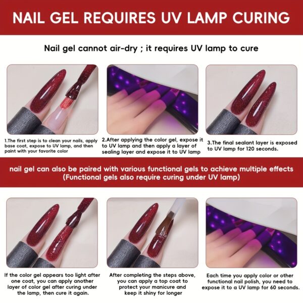 Plastic Bottle 36 Colors - New Autumn And Winter Collection of Colorful Light Therapy Nail Gel, LED Popular Nail Polish, Durable And Strong Salon Quality Manicure. - Image 18
