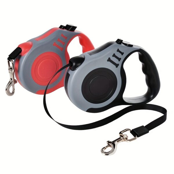 Durable Double Switch Retractable Pet Leash For Dogs - Easy Control And Comfortable Grip - Image 8