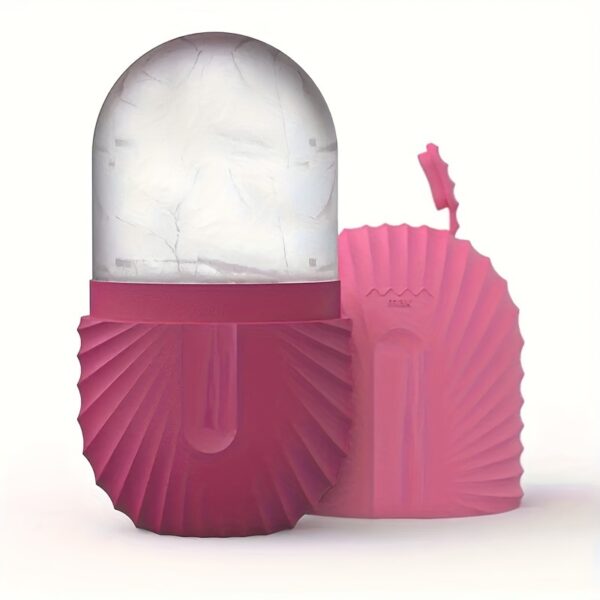 Ice Face Roller, Ice Roller For Face & Eye Puffiness, Facial Massager Contour And Enhance Skin Care & Glow, Ice Facial Roller Mold Cube, Reusable & Leakproof - Image 5