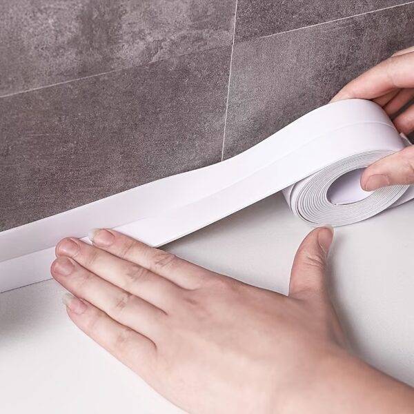 1pc, Self-Adhesive Sealing Strip, Caulk Sticker, Caulk Strip, Waterproof Caulking Sealing Tape For Sink, Kitchen Countertop, Shower, Toilet And Wall Corner, Cleaning Supplies, Household Gadgets, Christmas Supplies - Image 4