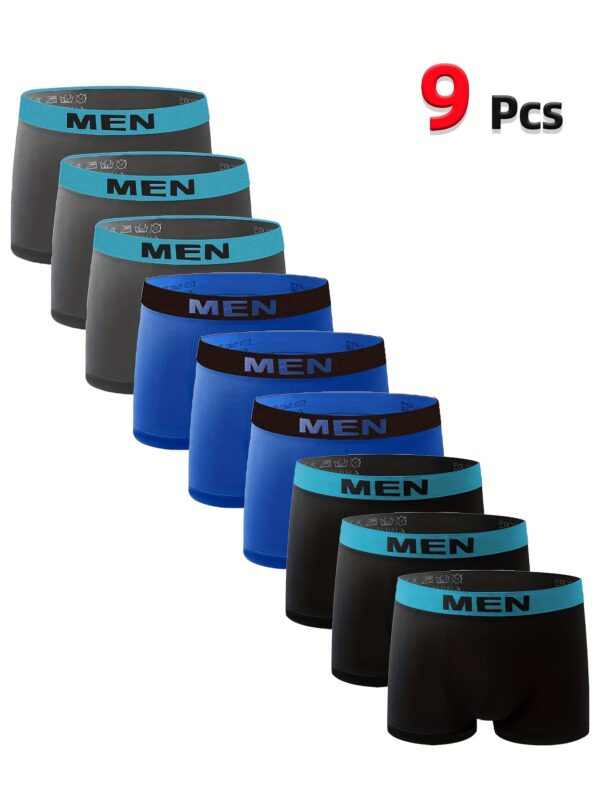 1/3/6 Pcs Men's Breathable Quick-drying Boxer Underwear High Elasticity And Skin-friendly Material Adult Underwear Men's Casual Sports Underwear Suitable For S/M/L Size - Image 8