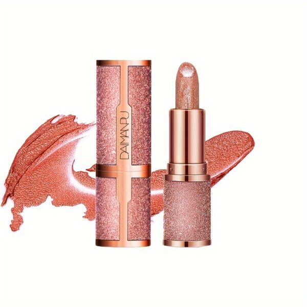 1pc Sparkly Lip Gloss, Glittering & Glossy Waterproof Lip Tint, Makes Your Lips Soft & Shiny, Makeup & Cosmetics For Music Festival - Image 6