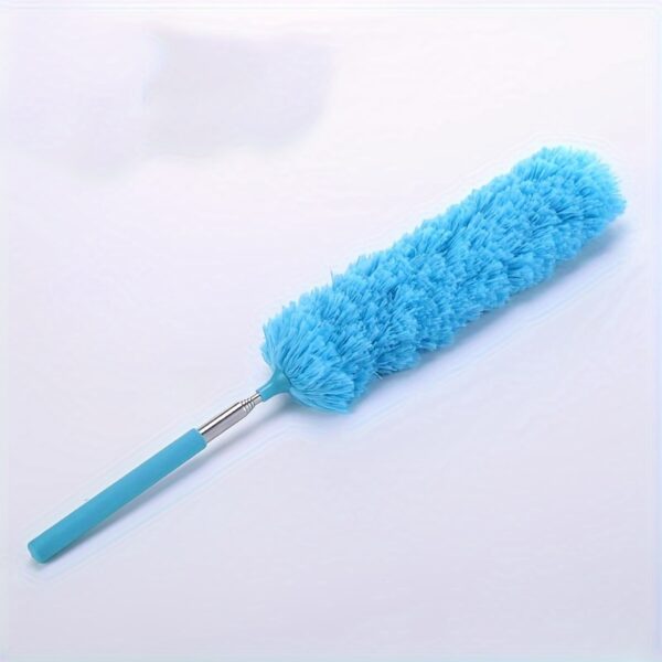1pc, Electrostatic Microfiber Dusters, Retractable Dust Removal Brush, Microfiber Dusting Brush, Reusable Washable Furniture Dust Duster For Fan, Desktop, Keyboard, Furniture, Car, Cleaning Supplies, Cleaning Tool, Ready For School - Image 7